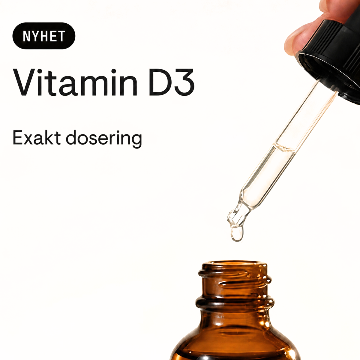 Vitamin D3 + K2 droppar dosering