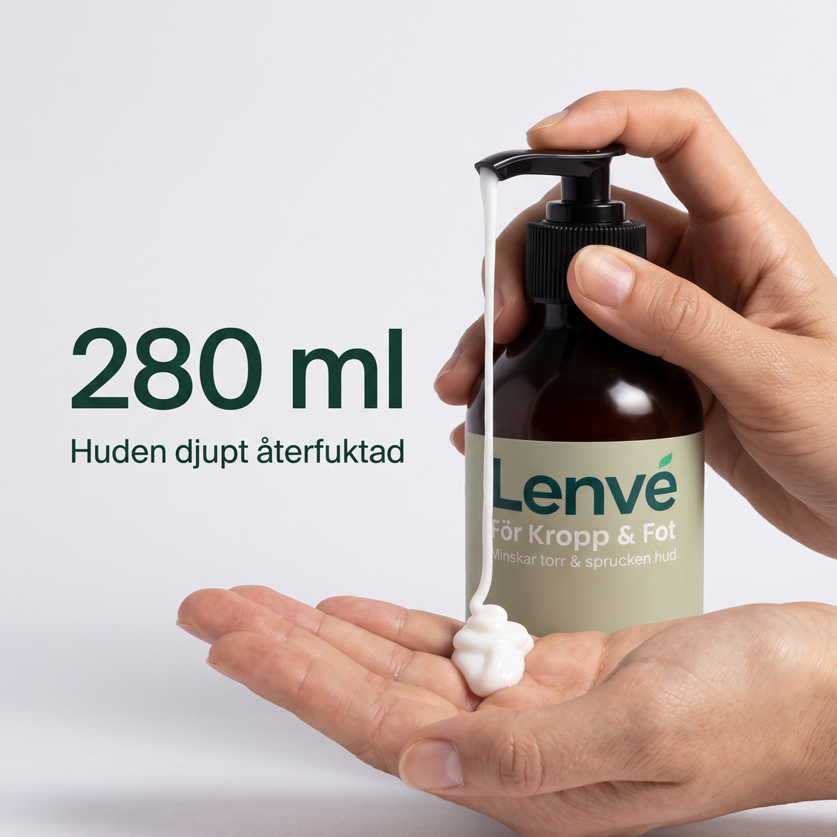 Urea Kräm med 5% Urea behandlar hälsprickor och torra fötter
