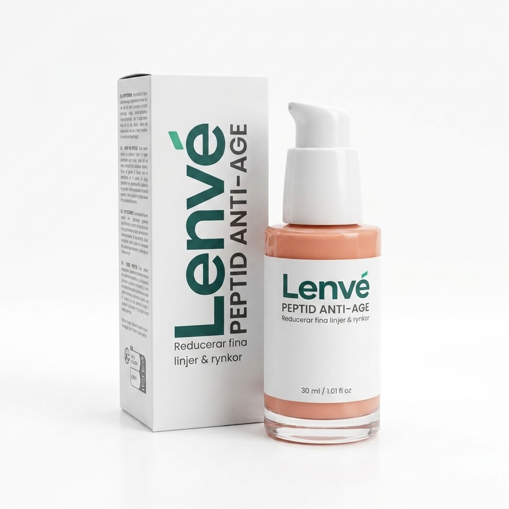 Lenvé Peptid Anti-Age Serum mot rynkor och fina linjer på ansiktet